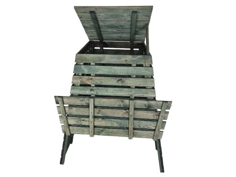 Kompostownik drewniany piramida 1040 l - ekologiczny ogród
