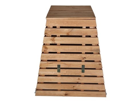 Piramidalny kompostownik drewniany 560 l, ekologiczny