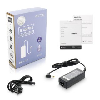 Zasilacz sieciowy Mitsu 20V 2A (5.5x2.5) 40W do notebooka MSI, Medion, Lenovo