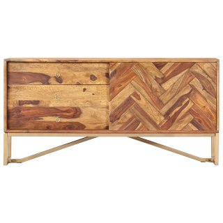 Szafka, 118 x 30 x 60 cm, z litego drewna akacjowego