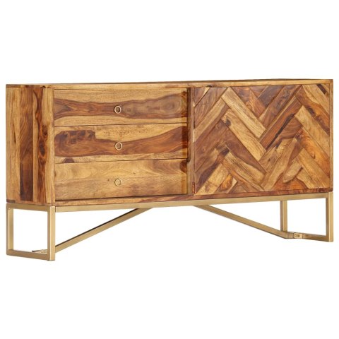Szafka, 118 x 30 x 60 cm, z litego drewna akacjowego
