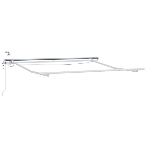Rama markizy Biały 3 x 2,5 m Aluminium