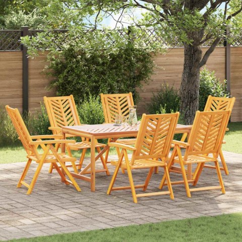 Krzesło Ogrodowe 6 pcs Brązowy 57 x 72 x 109 cm