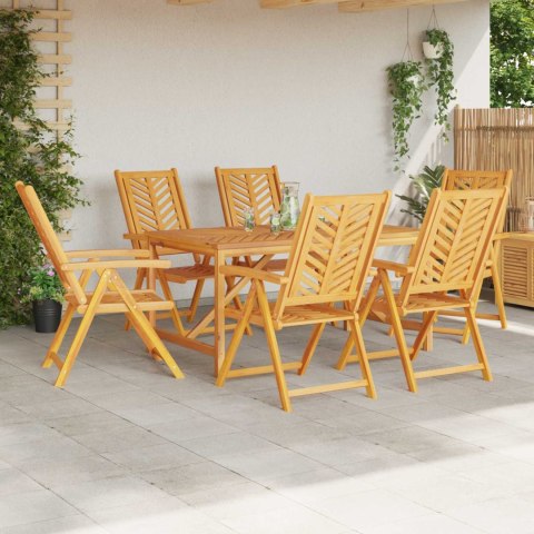 Krzesło Ogrodowe 6 pcs Brązowy 57 x 72 x 109 cm