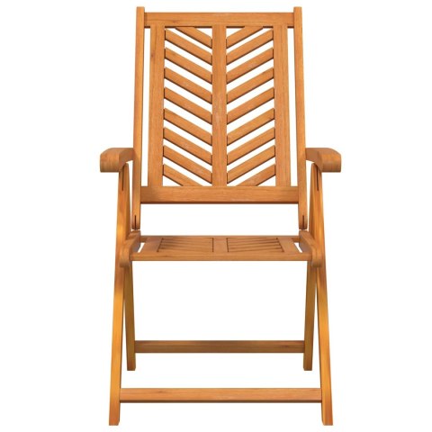 Krzesło Ogrodowe 6 pcs Brązowy 57 x 72 x 109 cm