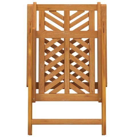 Krzesło Ogrodowe 6 pcs Brązowy 57 x 72 x 109 cm