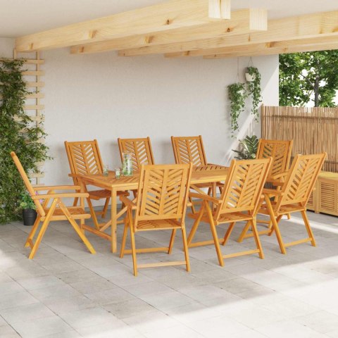 Krzesło Ogrodowe 8 pcs Brązowy 57 x 72 x 109 cm