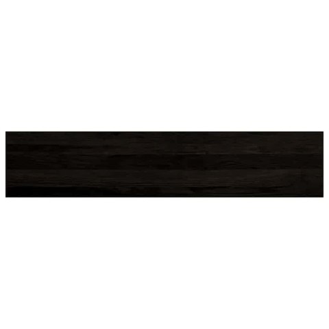 Stopnie schodowe 12 szt. brązowe 120x30x2 cm lite drewno dębowe