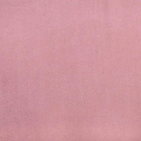 Łóżko kontynentalne z materacem, różowe, 160x210 cm, aksamit