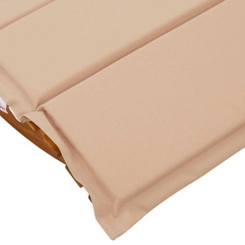Leżak z poduszką 2-osoba 2 pcs Brązowy Lite Drewno Akacji