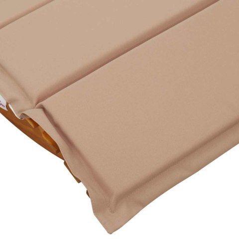 Leżak z poduszką 2-osoba 2 pcs Brązowy Lite Drewno Akacji