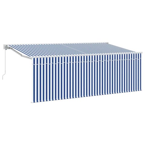 Markiza zwijana Niebieski 350 x 200 cm tkanina
