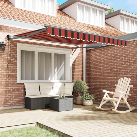 Markiza Czerwony i Czarny 350 x 250 x 165 cm Poliester