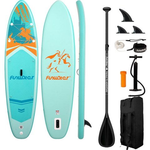 Deska do pływania SUP FunWater SUPFW70A (turkusowy)