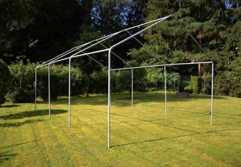 Namiot ogrodowy imprezowy 6×4 m, biały, PVC 400 g/m²