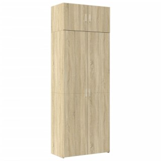 Szafka, dąb sonoma, 80x42,5x225 cm, materiał drewnopochodny