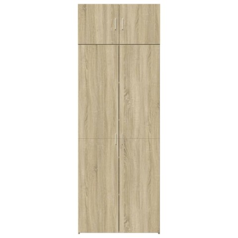 Szafka, dąb sonoma, 80x42,5x225 cm, materiał drewnopochodny