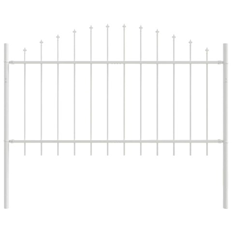 Ogrodzenie Ogrodowe 5 pcs Biały 170 x 140 cm