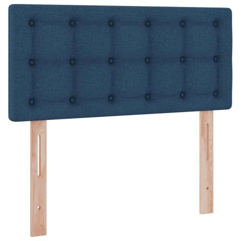 Łóżko z miejscem na przechowywanie i LED Niebieski 100 x 200 cm