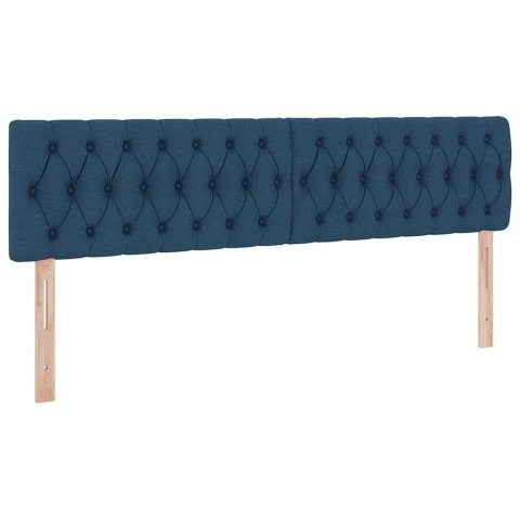 Łóżko z miejscem na przechowywanie i LED Niebieski 180 x 200 cm