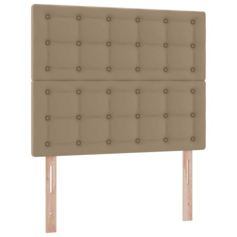 Łóżko z miejscem na przechowywanie i LED Kawowy 120 x 200 cm