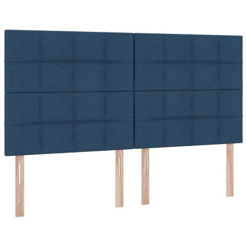 Łóżko z miejscem na przechowywanie i LED Niebieski 180 x 200 cm