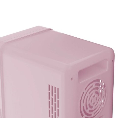 Mini lodówka z lusterkiem do makijażu LED ELLE 4L fioletowa