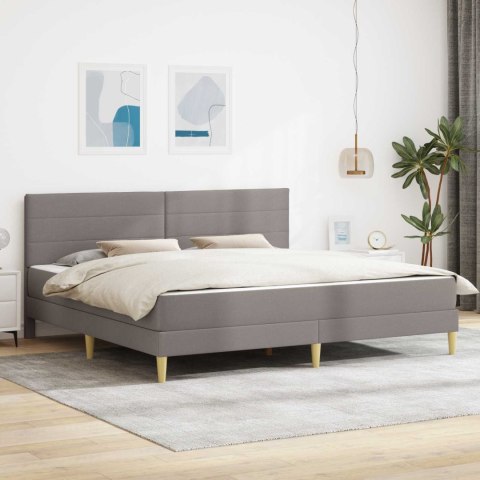 Ramka łóżka Ciemnoszary 200 x 200 cm Poliester