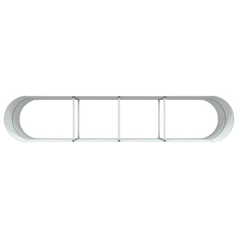 Podniesiony grządka Zielony 400 x 80 x 81 cm Stal