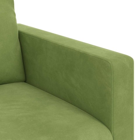 Sofa Jasnozielony 228 x 78 x 80 cm Aksamit