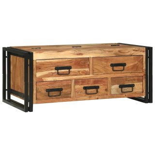 Stolik kawowy Brązowy 90 x 50 x 38 cm Lite Drewno Akacji