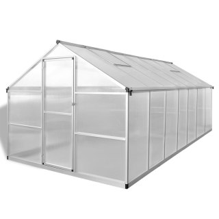 Szklarnia, wzmocnione aluminium, 10,53 m²