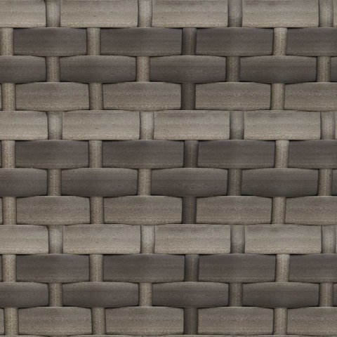 Zestaw sof ogrodowych 2 pcs Szary Rattan polietylenowy i stal