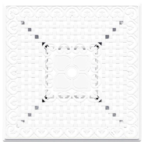 Zestaw stołów ogrodowych 3 pcs Biały Aluminium odlewane