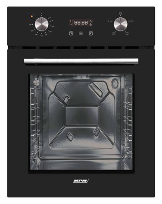 Piekarnik elektryczny do zabudowy MPM-45-BO-23C czarny, 45 cm, AquaClean