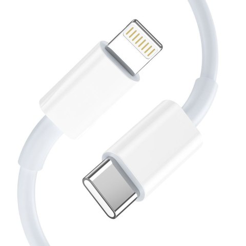 Ładowarka sieciowa C35W 2x USB-C z kablem USB-C - iPhone Lightning - biała