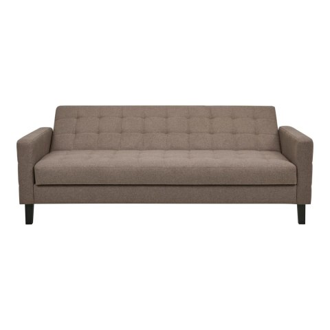Sofa rozkładana Milton brązowa/ czarne
