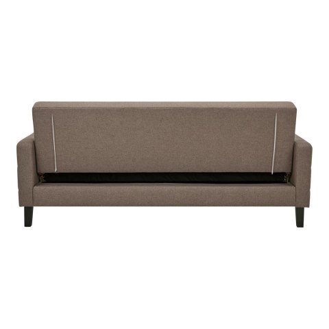 Sofa rozkładana Milton brązowa/ czarne