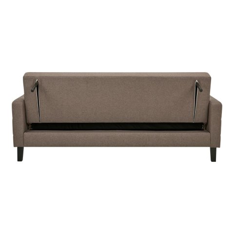 Sofa rozkładana Milton brązowa/ czarne