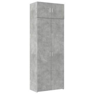 Szafka, szarość betonu, 80x42,5x225 cm, materiał drewnopochodny
