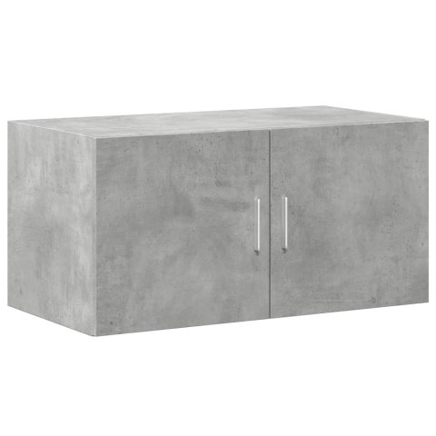 Szafka, szarość betonu, 80x42,5x225 cm, materiał drewnopochodny