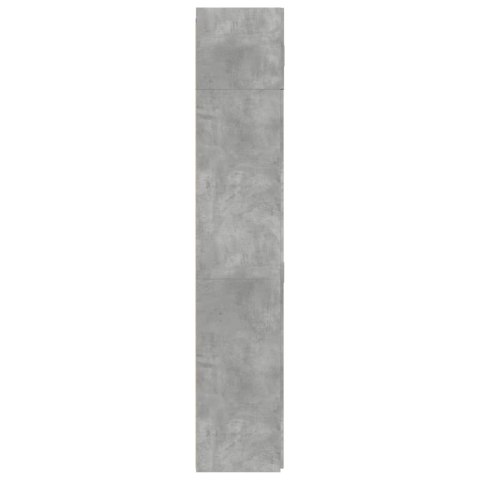 Szafka, szarość betonu, 80x42,5x225 cm, materiał drewnopochodny