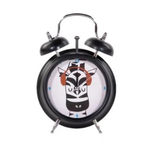 Zegarek budzik Zebra czarny