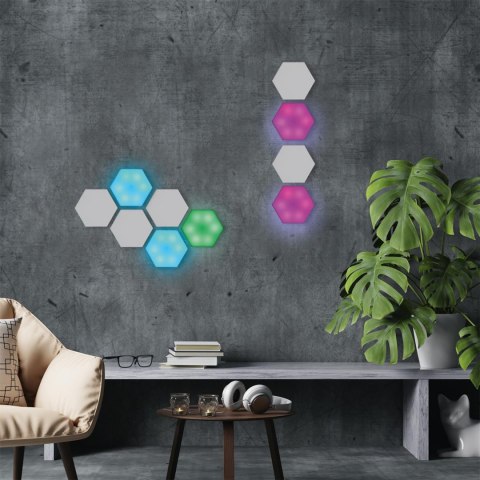 Zestaw 2 lamp ściennych Hexagonal