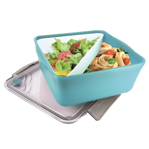 Lunch box Divided z widelcem 2,6l