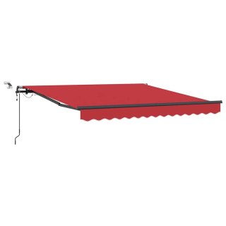 Tkanina Zadaszenia z Czerwony 350 x 250 cm Poliester