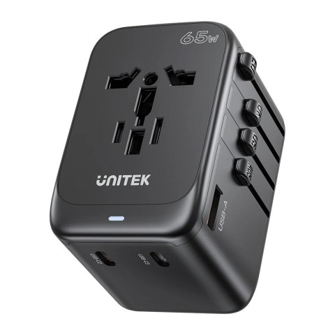 UNITEK ŁADOWARKA PODRÓŻNA EU/US/UK/AUS GAN PD 65W