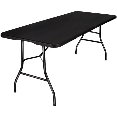 Stół cateringowy BUFET BLACK składany 200 cm