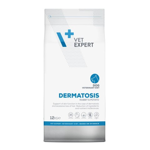 VetExpert Veterinary Diet Dermatosis dog Rabbit&Potato 12kg (WYPRZEDAŻ)