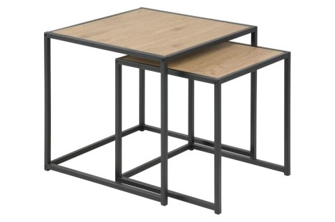 Zestaw stolików kawowych Seaford dąb nat